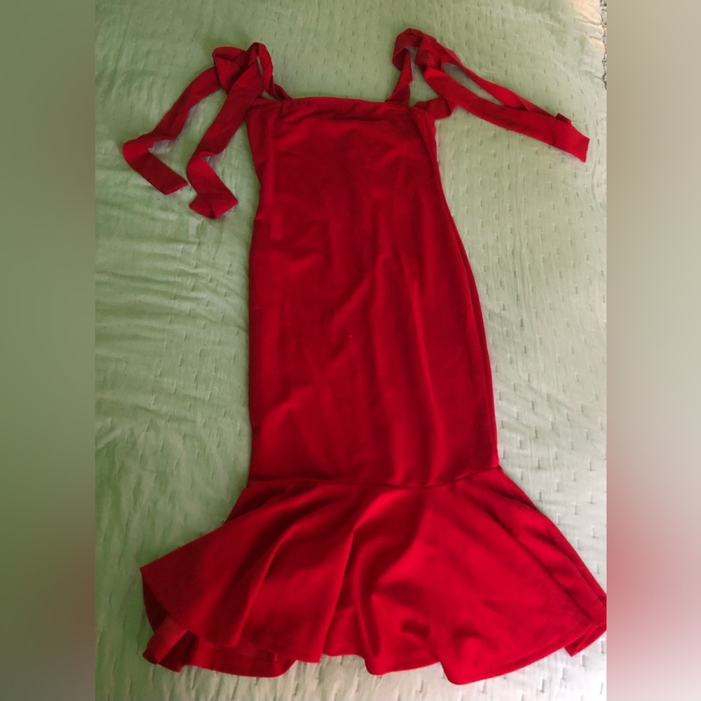Vestido Rojo a la rodilla